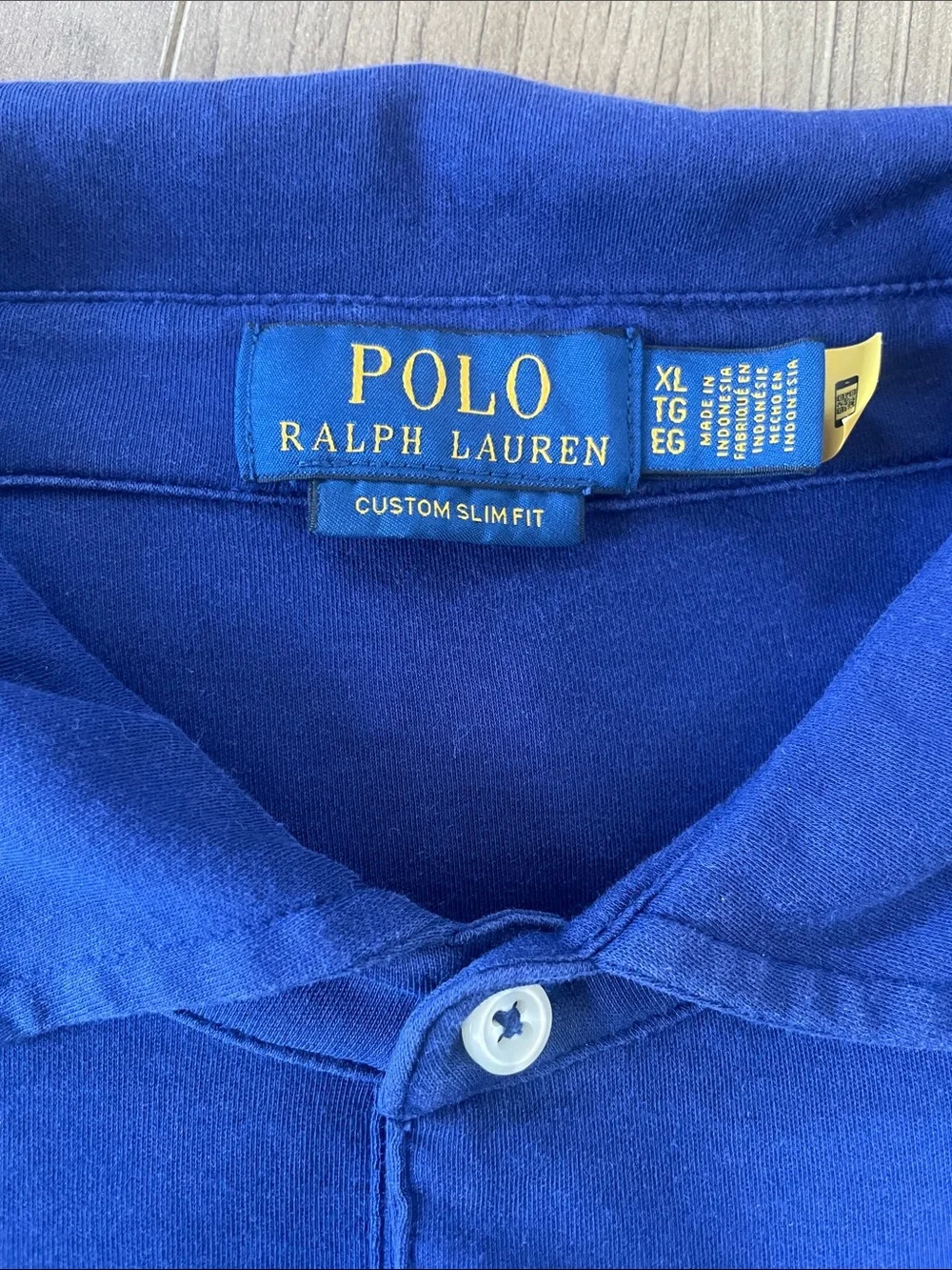 Polo by Ralph Lauren Men's Royal Blue Polo W/  Embroidered Pony Sz XL Slimfit